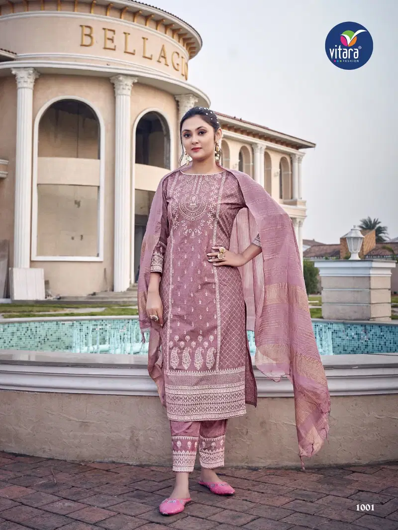 ROMAN 2 Vitara Fashion Festive Wear Wholesale Cotton Salwar Suit Catalog